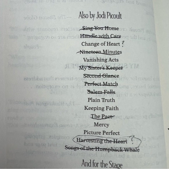 Jodi Picoult Books/Novels Lot/2 Trade Paperback Psychological/Contemporary Women - Picture 10 of 10